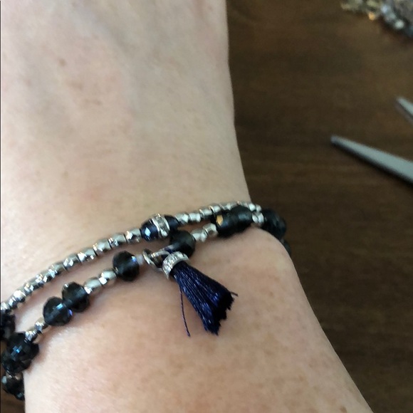 Bead stretch bracelet set - Picture 4 of 4